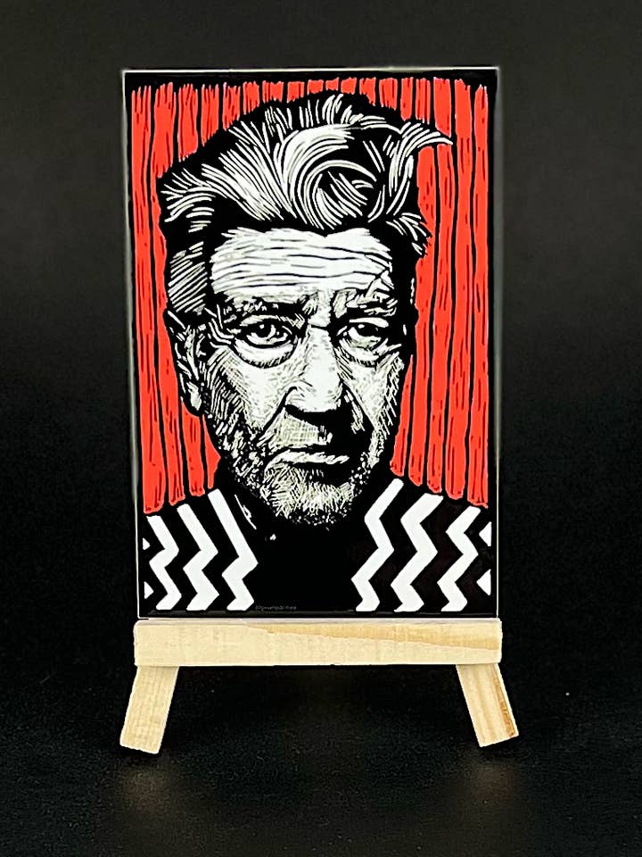 David Lynch - sticker for wholesale by Pixel Palmer