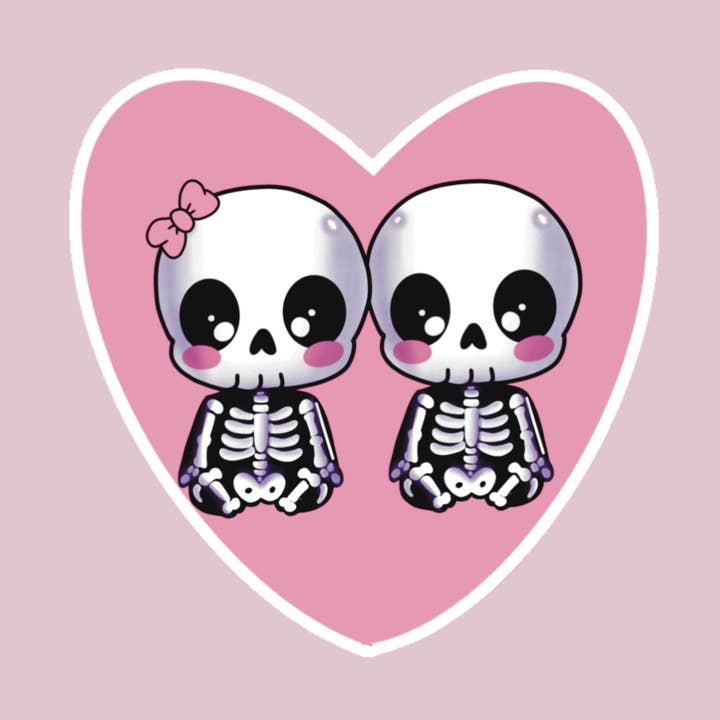 Skeleton Heart for wholesale by Rebel Yell Design
