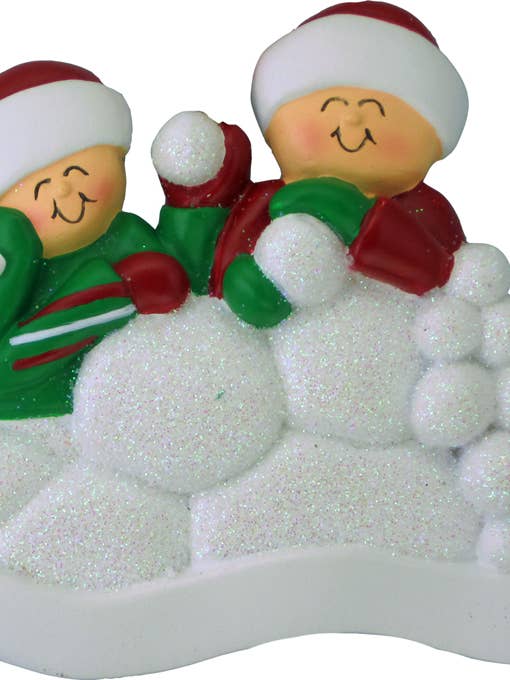 Snowball Fight for wholesale by Ornament Central