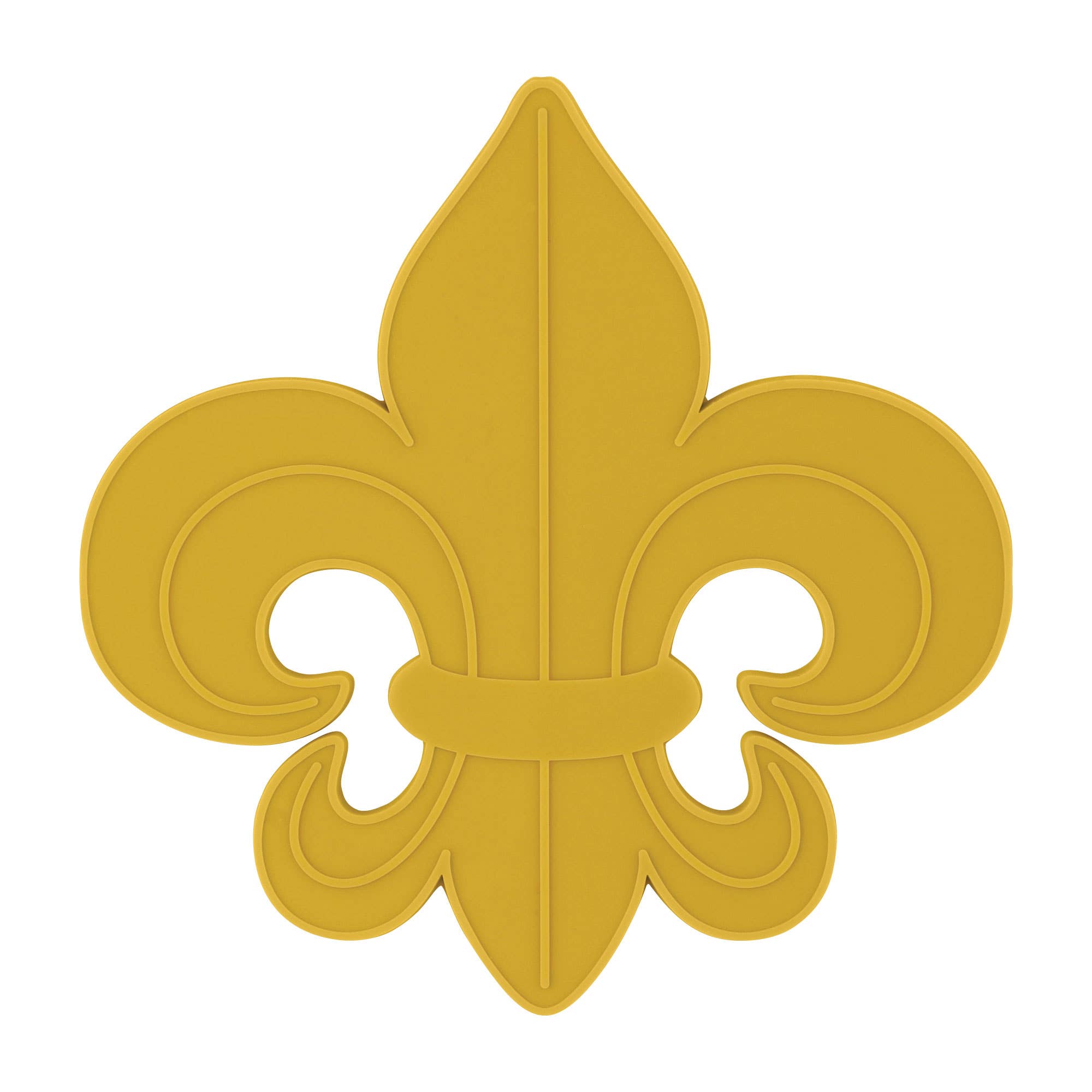 Supreme Housewares - Wholesale Coasters - Fleur-de-lis Silicone Coaster - Set of 41