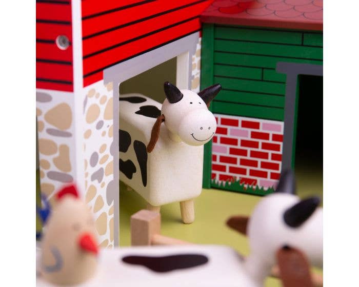 Bigjigs Toys - Vente Jouet en bois – enfant - Animaux de la ferme4