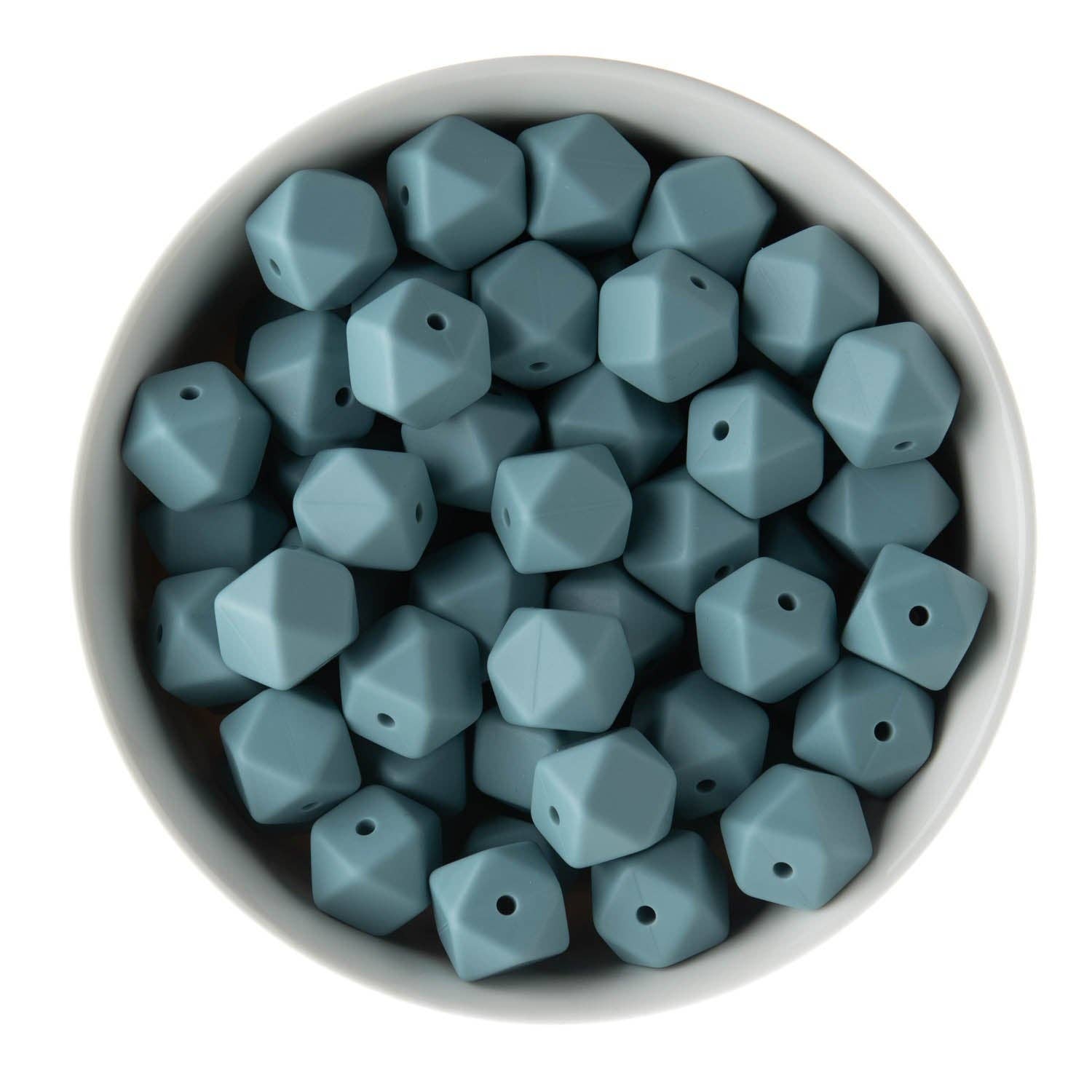 Cara & Co Silicone Craft Supply – wholesale Beads – 14mm Hexagon Silicone Beads11