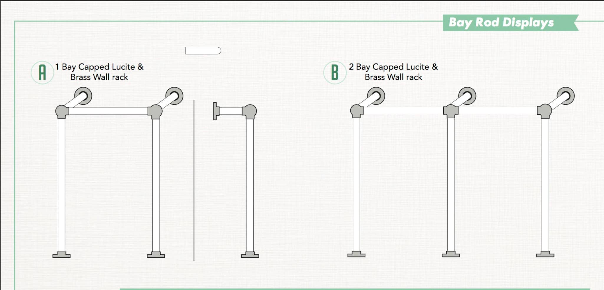 LuxHoldups - Wholesale Clothes Hangers - Lucite Brass Clothing Rack for Retail Display by Luxholdups6