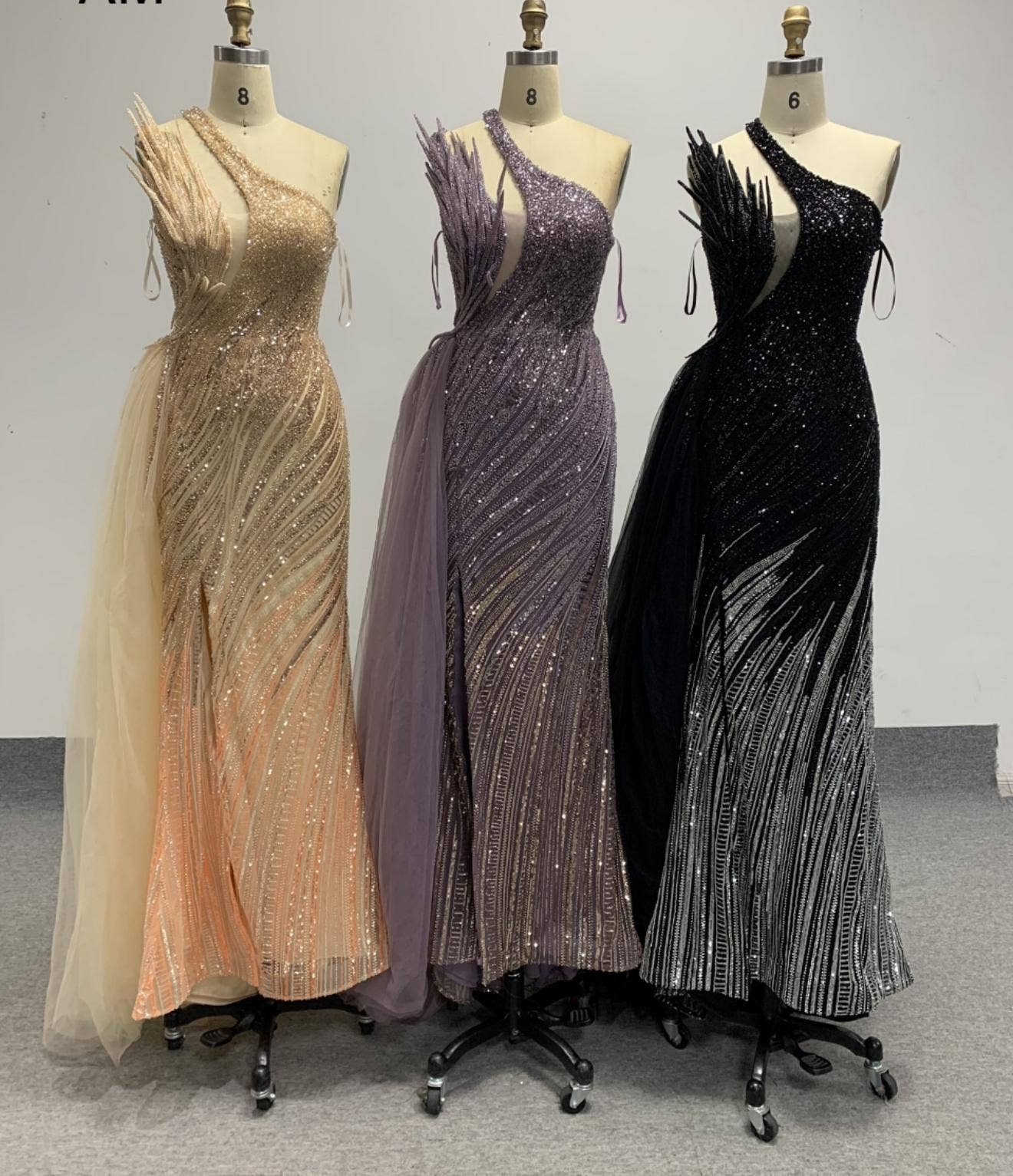 La Veneto - Wholesale Dress - Women's - LAPIS LUXE BEAD GOWN3