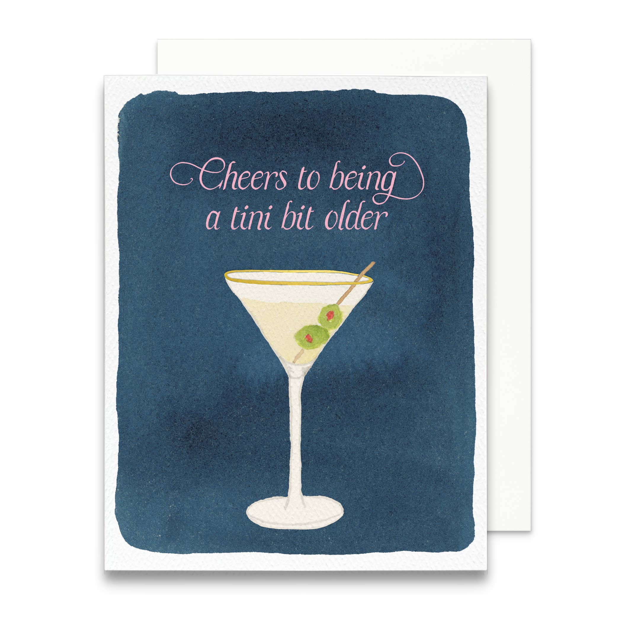 Gert & Co – Großhandel Geburtstagskarten – Dirty Martini Geburtstagsgrußkarte | Eine winzig kleine ältere Karte2