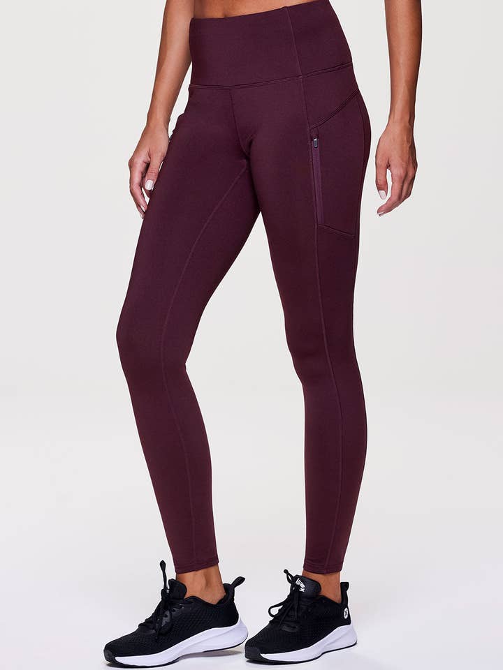 RBX Active - Wholesale Athletic/Lounge Leggings - Women's - Fleece Lined Zip Pocket Legging18