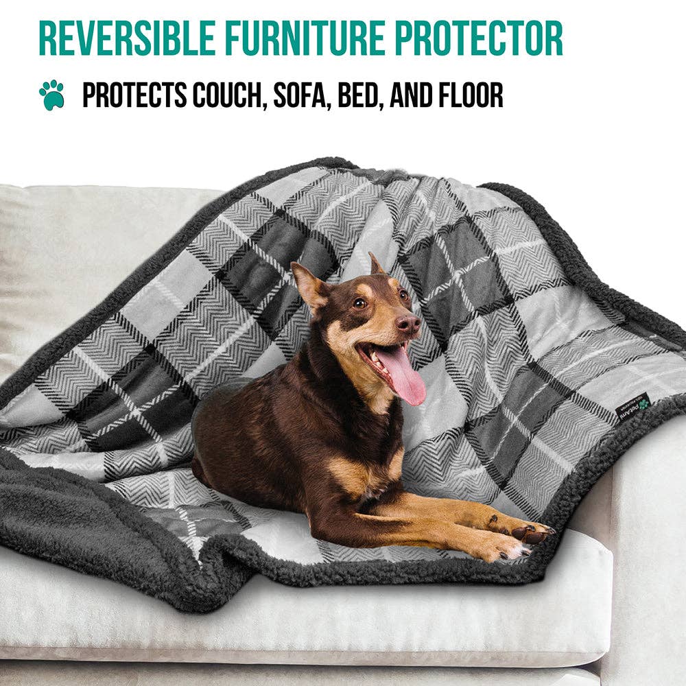 PetAmi - Vente Couverture – chat et chien - Couverture pour animaux en polaire réversible93