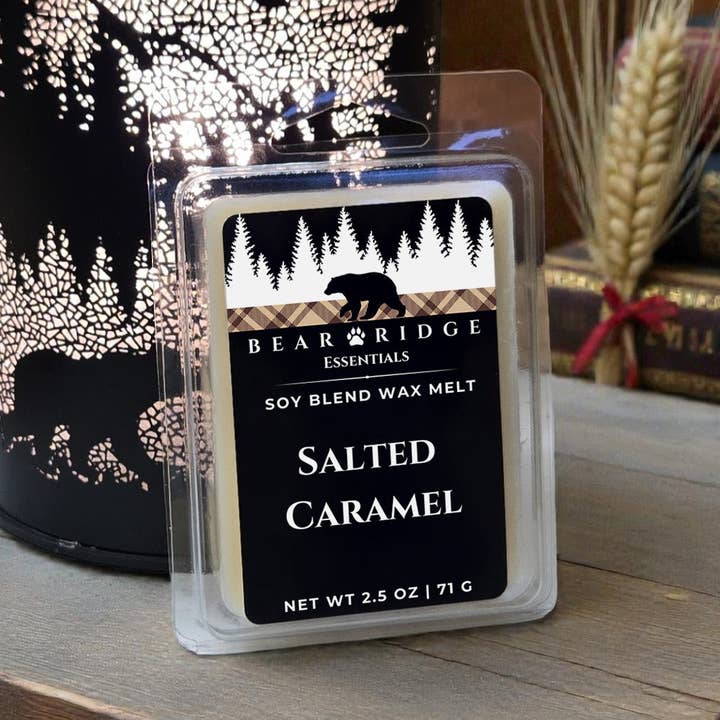 Salted Caramel Wax Melts for wholesale by Bear Ridge Essentials