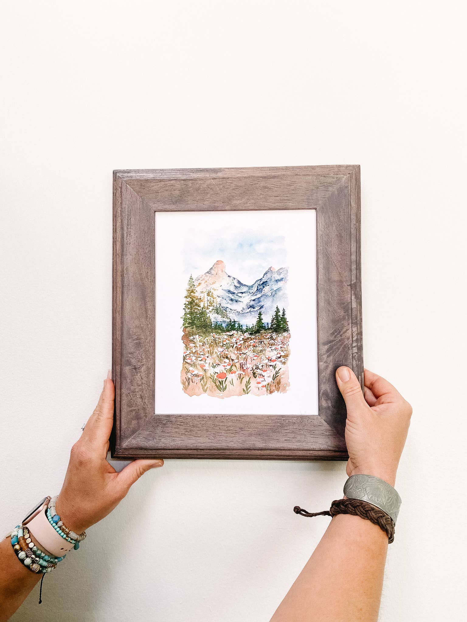 Art and Home co. - Wholesale Art Print - Mountain Landscape Watercolor Fine Art Print5