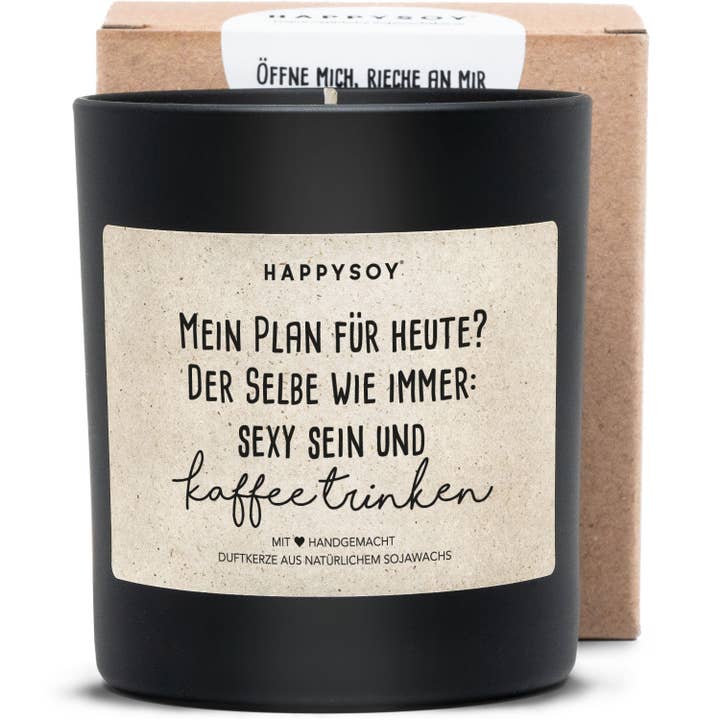 Geurkaars | Mijn plan voor vandaag? Zoals altijd: sexy zijn voor wholesale door Happysoy