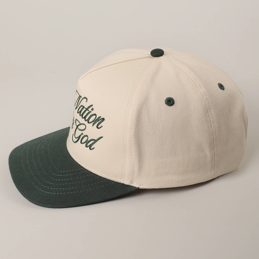 Fashion City - Wholesale Truckerpet - Uniseks - One Nation Under God Two-Tone Truckerpet10