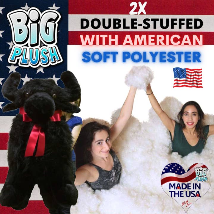 Big Plush - Wholesale Stuffed/Plush Toy - Kids & Baby - American Made Giant Stuffed Black Buffalo 44 Inches Soft Big1