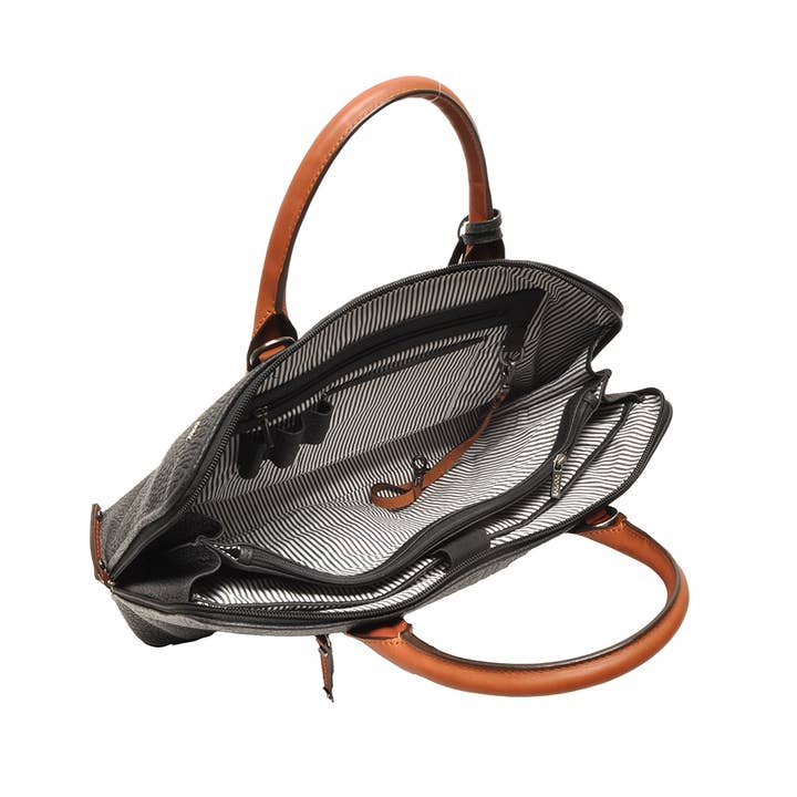Berba Lederwaren B.V. - Vente Sac à main avec poignée sur le dessus – femme - Sac d'affaires en cuir Chamonix 125-680-00