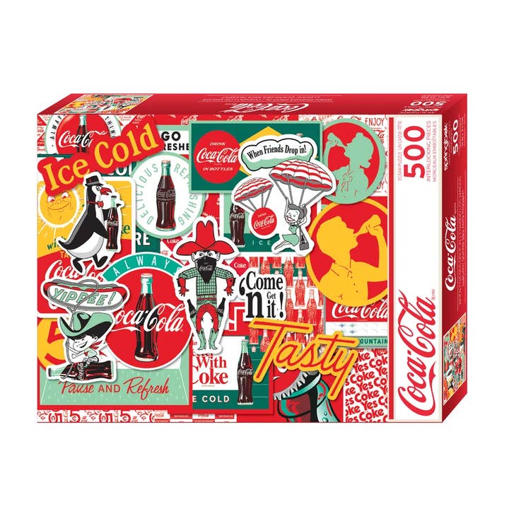 Coca-Cola When Friends Drop In 500 Piece Jigsaw Puzzle for wholesale by Springbok Puzzle