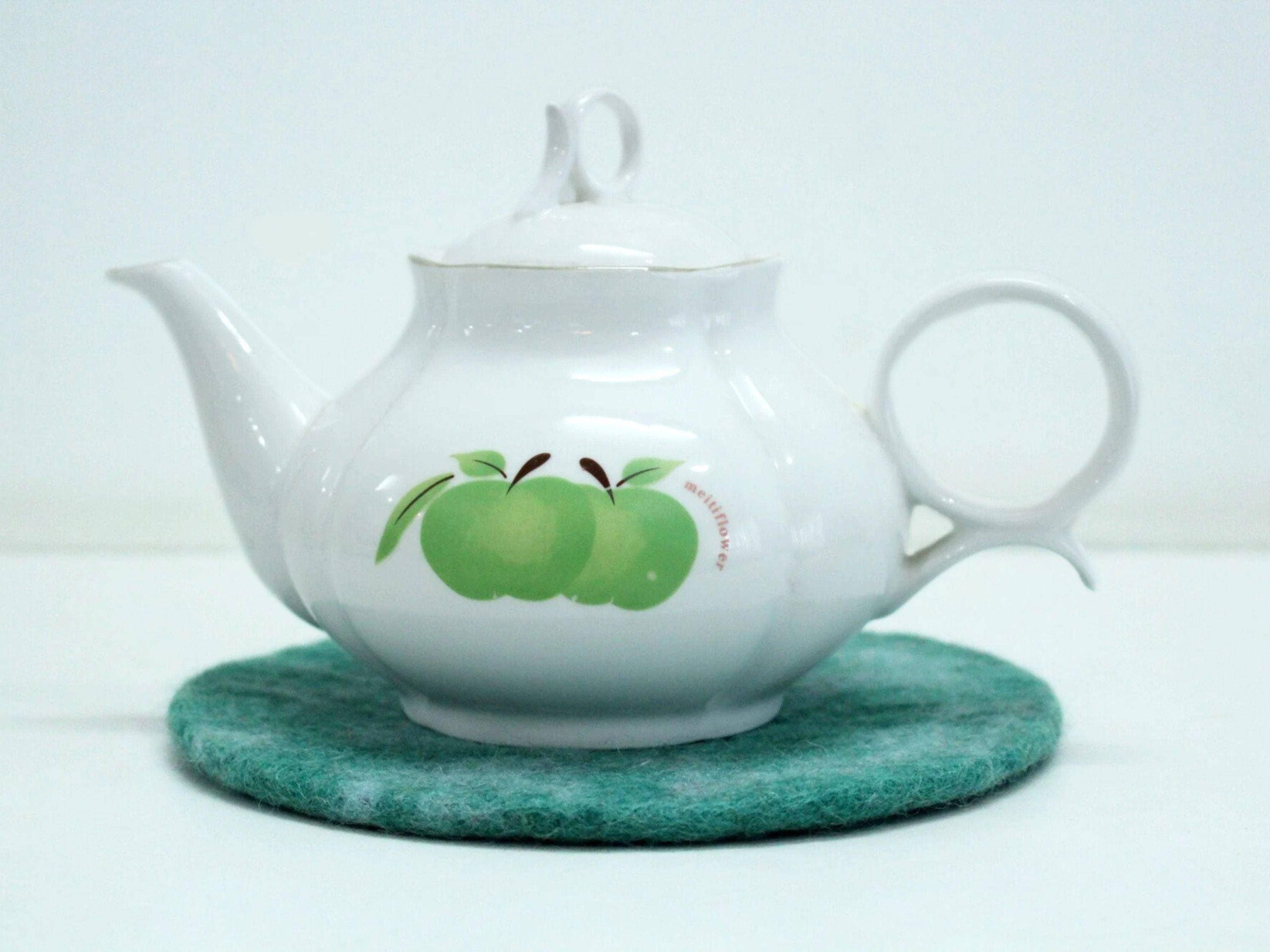 Woollyfelt - Vendita all'ingrosso Sottopentola - Set di sottopentola ecologici in feltro di lana resistenti al calore e antiscivolo4