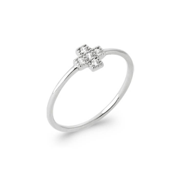 Maria 925 Sterling Sølv forgyldt Rhodium Ring for engroshandel hos Jewelry Private Label