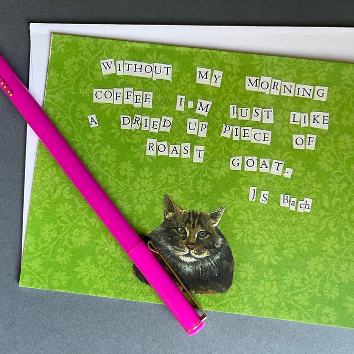 Roast Goat Note Card for wholesale by ZouZou's Basement