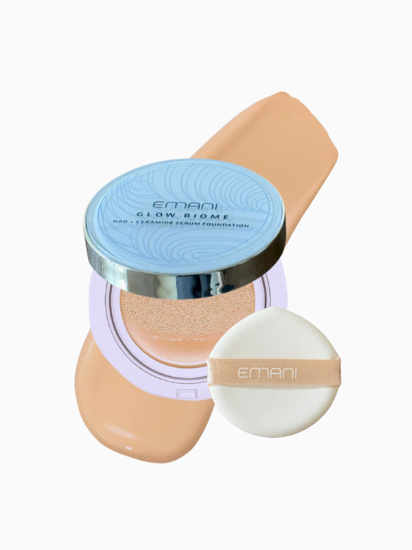 EMANI VEGAN COSMETICS - Vente Fonds de teint - Glow Biome Fond de Teint Sérum NAD+1