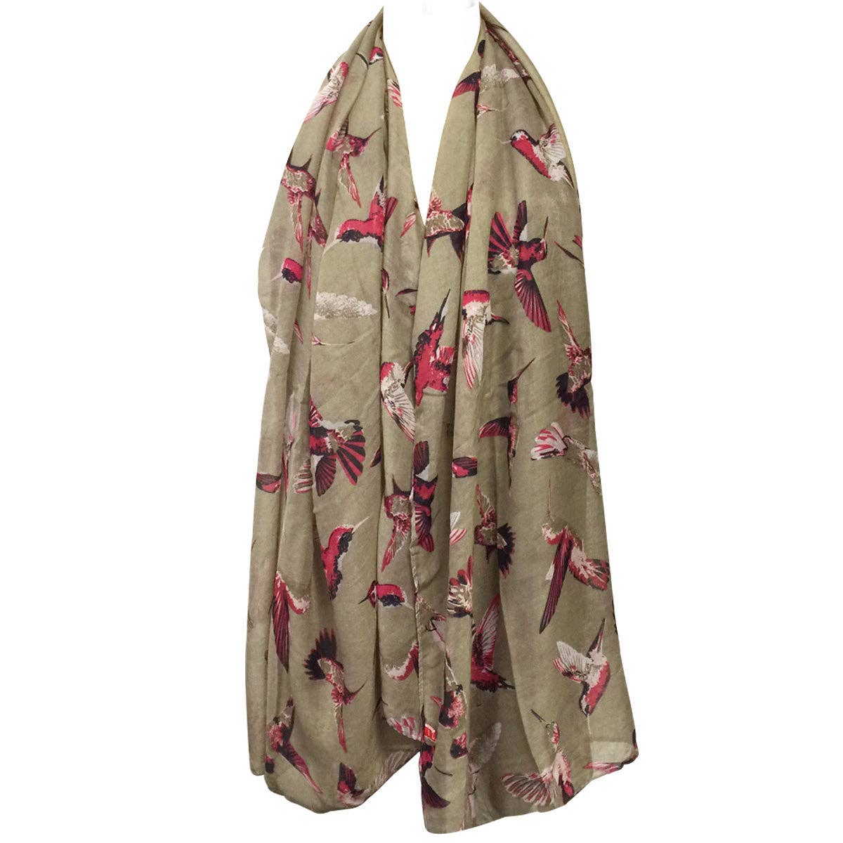 Wrapables.com - Wholesale Scarf - Women's - Wrapables Soft Viscose Bird Print Multi-Style Scarf11