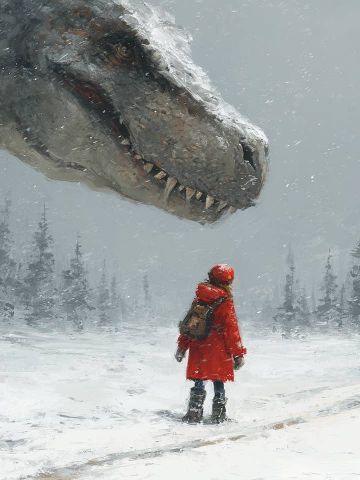 Fråga en kryptid om vägbeskrivningar - Kryptozoologi Kryptidcore 8"x10" konstverk för 11"x14" ram för wholesale av Mowbi