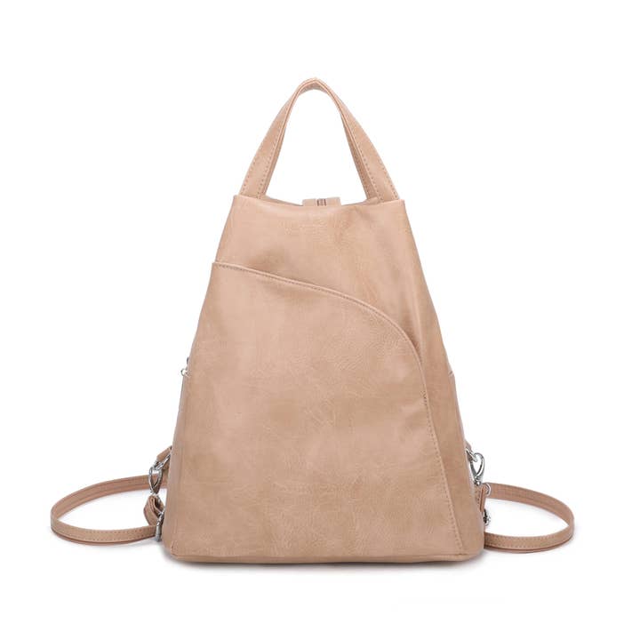 Ellas Trading – wholesale Backpack – Women's – Stylish Casual Anti-Theft Backpack Side Zipper Pockets