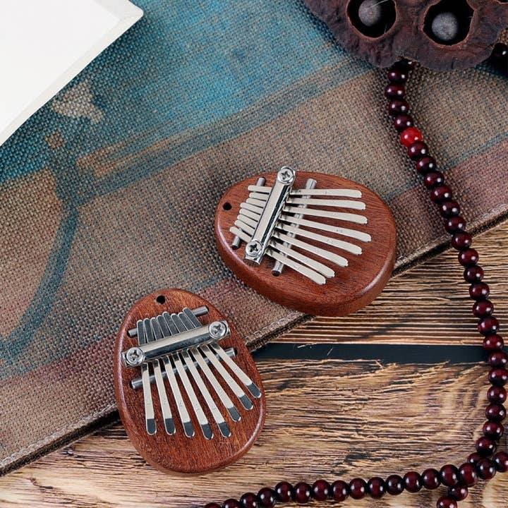 VIGOR - Wholesale Musical instrument - Kalimba 8 Keys Solid Wood Finger Portable(10 Pack)1