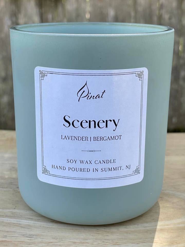 Bougie Scenery en cire de soja pour la vente par Pinat