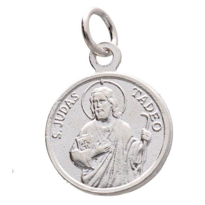 St. Jude Thaddeus Medal in 925 Sterling Silver for wholesale by Vives de la Cortada S.L