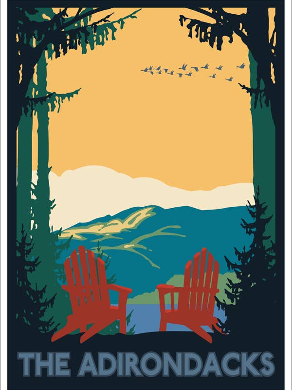 Lámina Adirondacks para venta al por mayor de Linnea Design