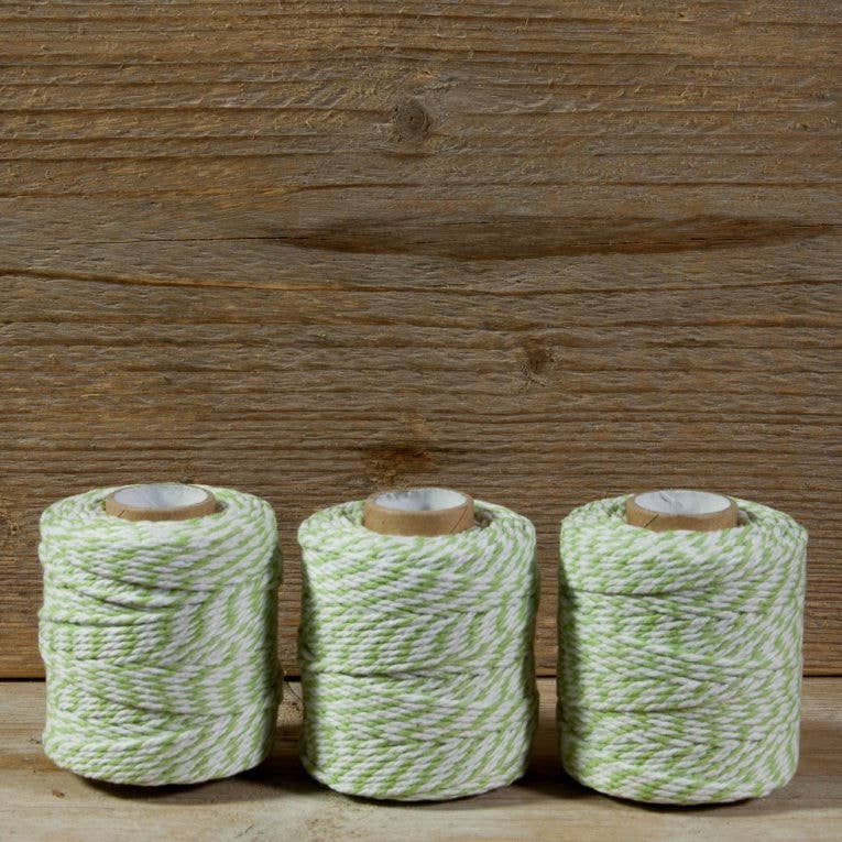 kadopapier.net - Wholesale Twine - Lime/White Cotton Rope0