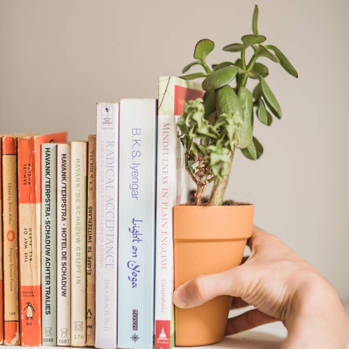 SUCK UK Ltd - USA - Wholesale Bookend - Plant Pot Bookends