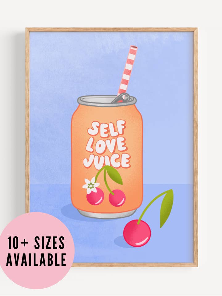 Self Love Juice - Wall Art for wholesale by Kocopine Collective