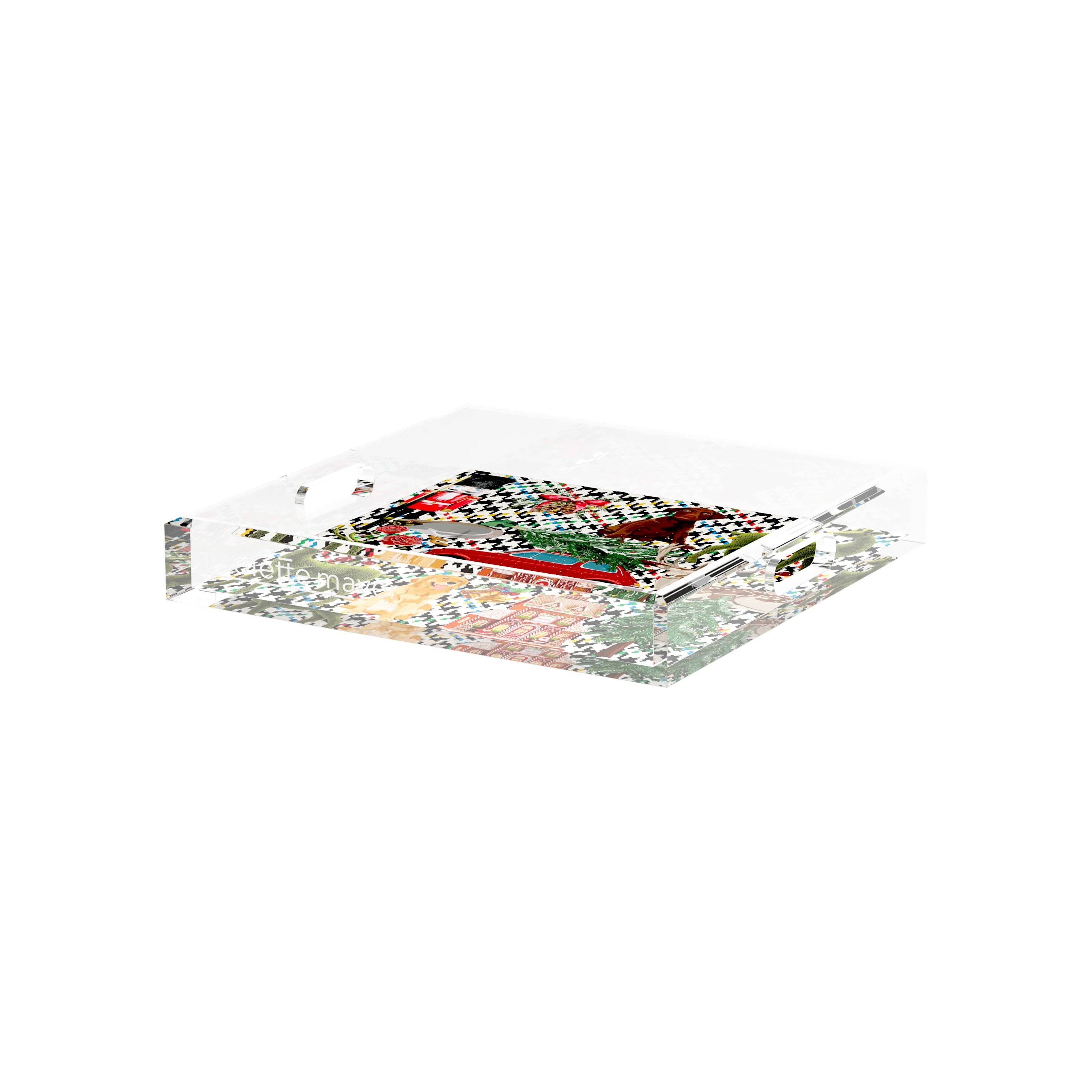 Nicolette Mayer Collection - Wholesale Decorative Tray - Ultimate Christmas Acrylic Square Decorative Tray12