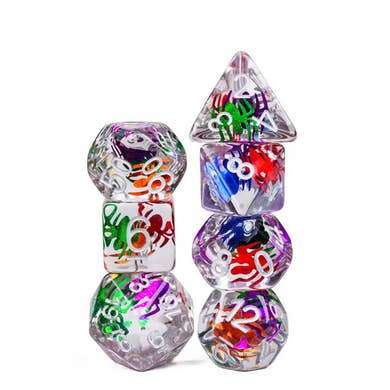 Foam Brain Games - Wholesale Dice - Spider Swarm RPG Dice Set