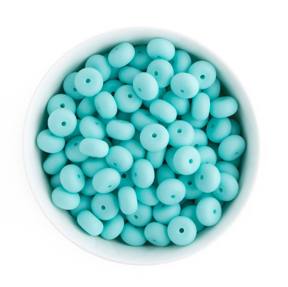 Cara & Co Silicone Craft Supply – wholesale Pärlor – 14 mm abacusformade silikonpärlor27