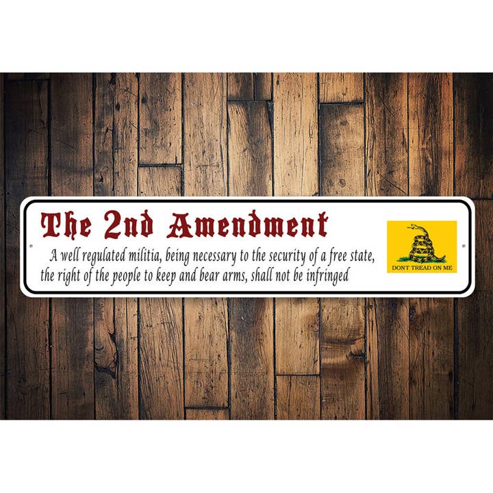 Lizton Sign Shop, Inc – wholesale Skylt – 2: a ändringsskylten1