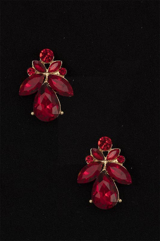 Andrea Bijoux – Engroshandel Hængeøreringe og creoløreringe – SEMI BLOMSTRET KRYSTAL PERLE POST ØRERING6