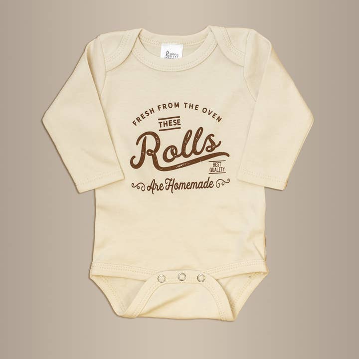 Cuddle Sleep Dream - Wholesale Bodysuit (Non-Footed) - Baby - These Rolls are Homemade | Baby Bodysuit Funny Thanksgiving