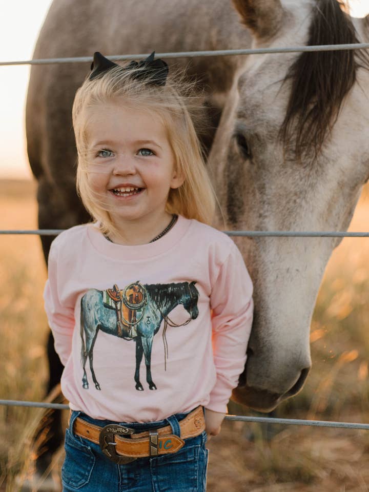 Mini Blu Roan Belle Long Sleeve Tee and other Purchase Wholesale blu. Free Returns & Net 60 Terms on Faire trending on Faire.