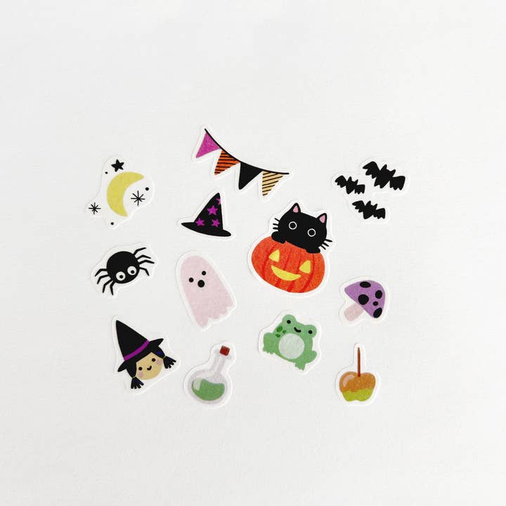 Girl of All Work - Wholesale Sticker - Halloween Jumble Washi Stickers1
