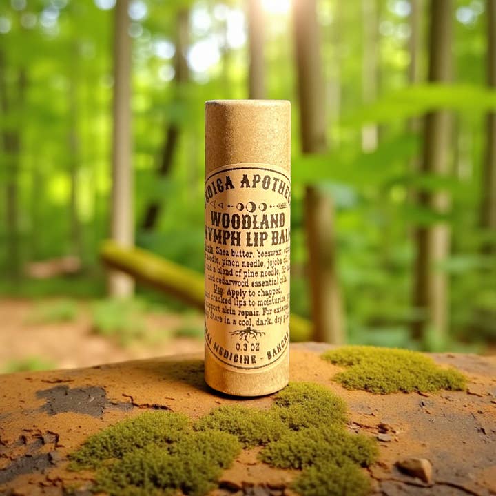 Woodland Nymph Botanical Lip Balm for wholesale by Ecozoica Apothecary