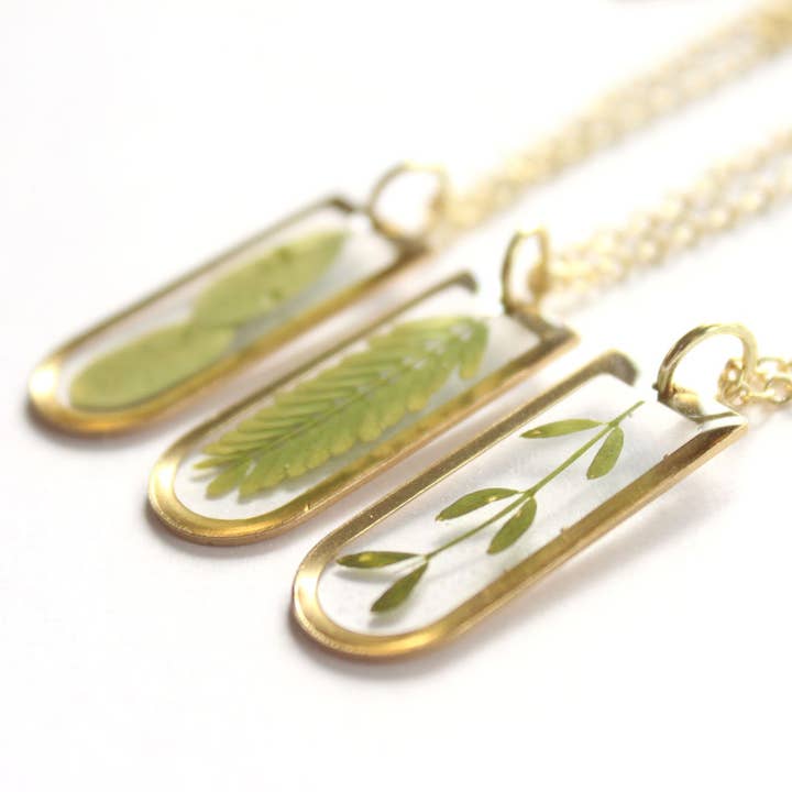 Echte Blatt Halskette für den Großhandel von Wild Poppy