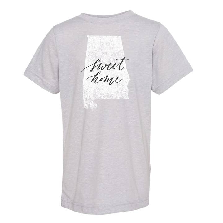 Sweet Home Alabama Youth Tee for wholesale by Green Pea Press