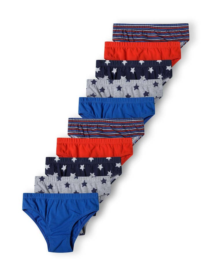 dark blue Boys 10 Pack Briefs for wholesale on Faire