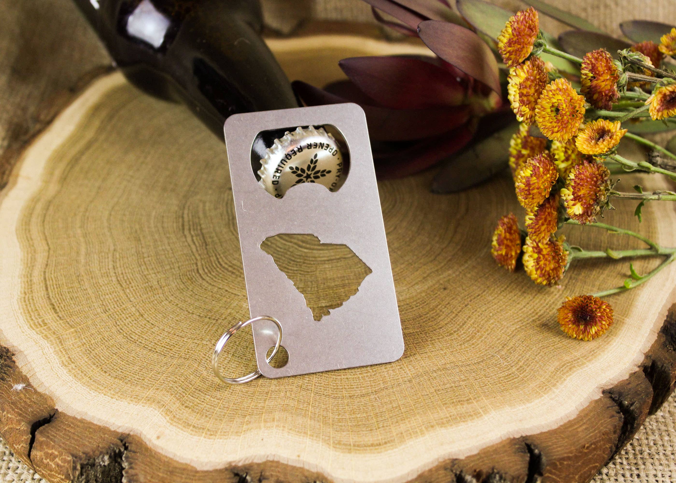 Iron Maid Art - Wholesale Bottle/Wine Opener - South Carolina State Stainless Steel Beer Bottle Opener Gift2