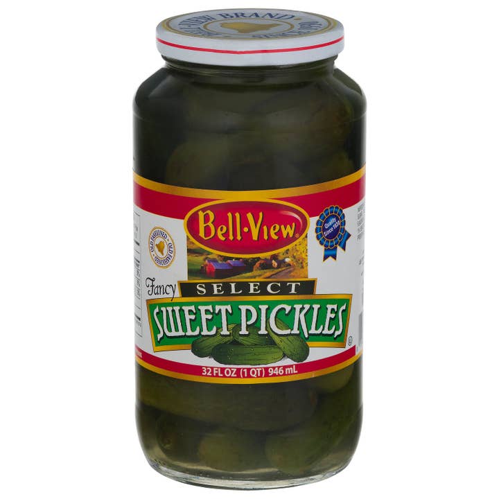 Sweet Pickles 6/32oz. for wholesale by Bell-View Brand Foods