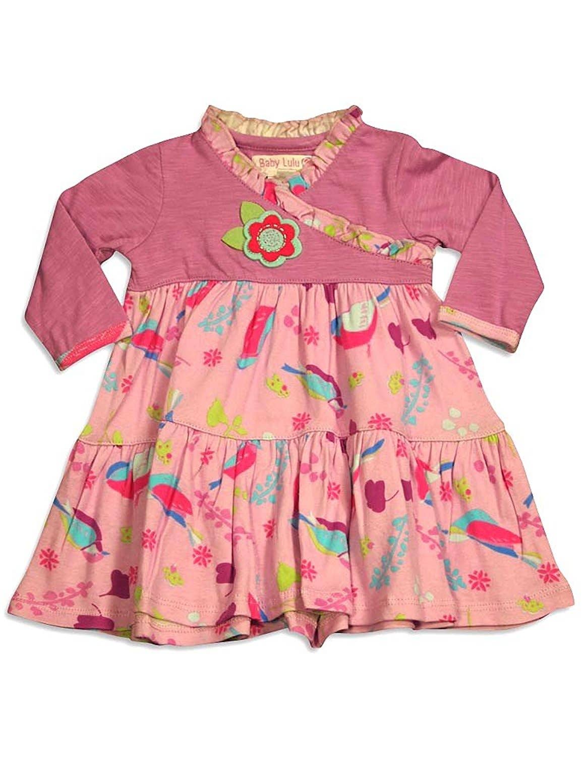 Eastern Off Price - Wholesale Dress - Baby - Baby Lulu - Baby Girls Long Sleeve Ana Dress1