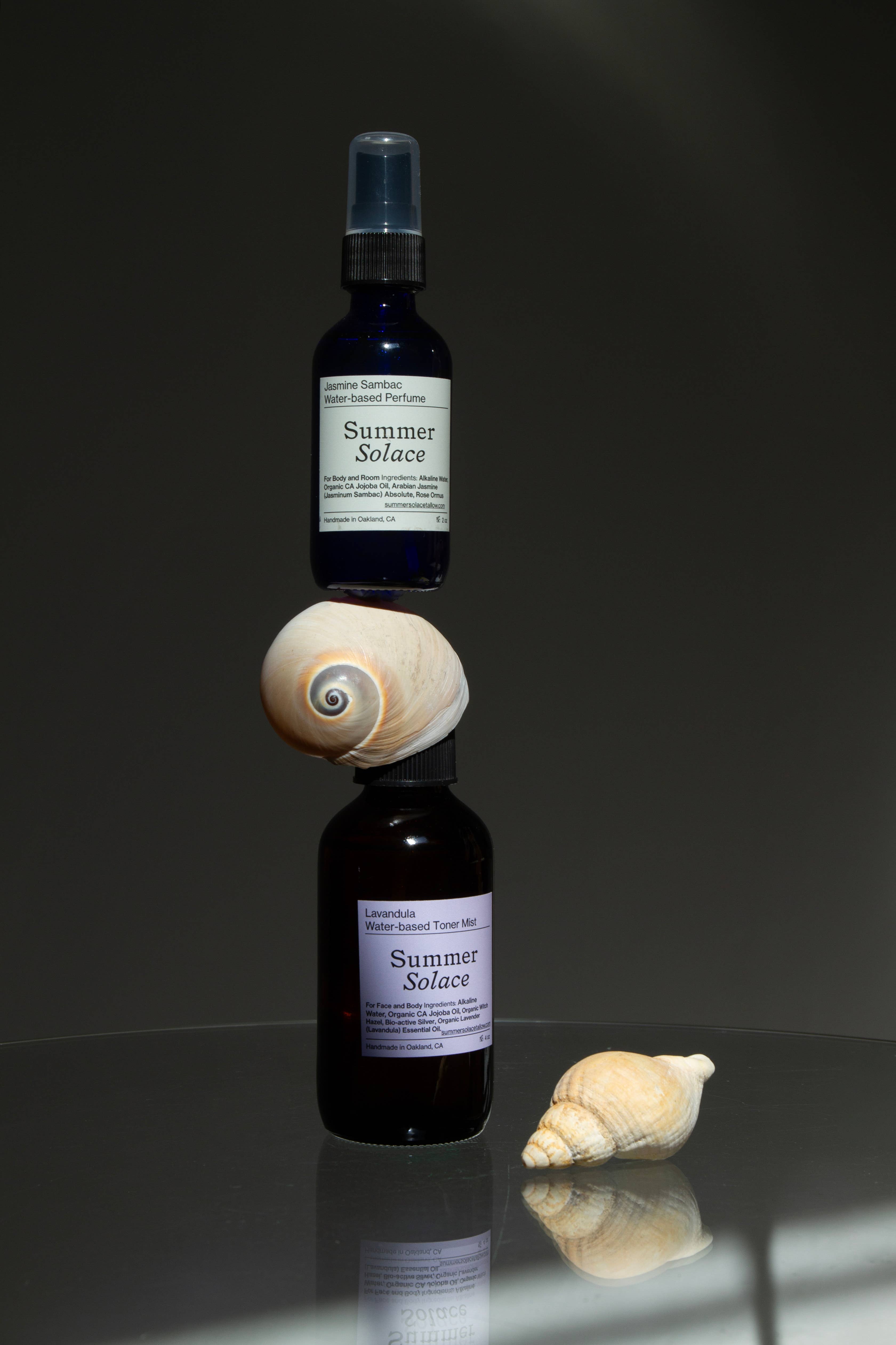 SUMMER SOLACE- Regenerative Tallow Beauty – wholesale Aromatherapy mist – Jasmine Sambac & Magnolia Perfume Mist – Water-Based, 2 oz5