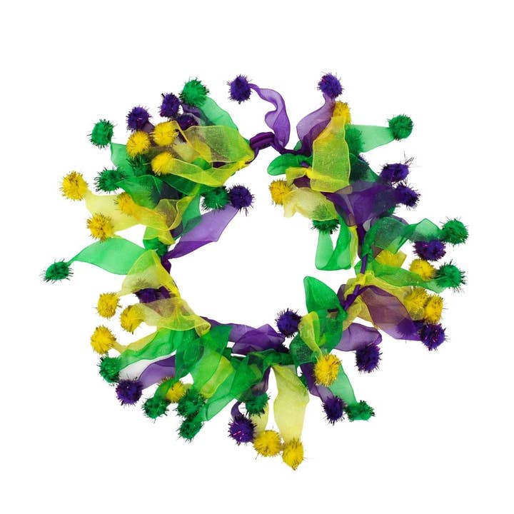 Mardi Gras Pet Collar - Large (Each) for wholesale by Plush Appeal LLC