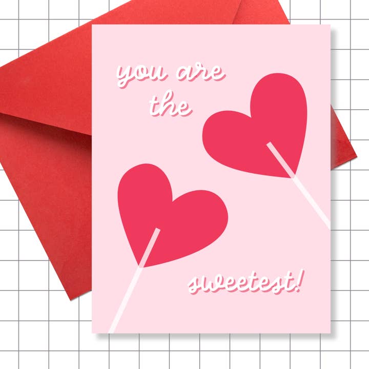 Jij bent de liefste Valentijnskaart voor wholesale door Motel Paper Los Angeles